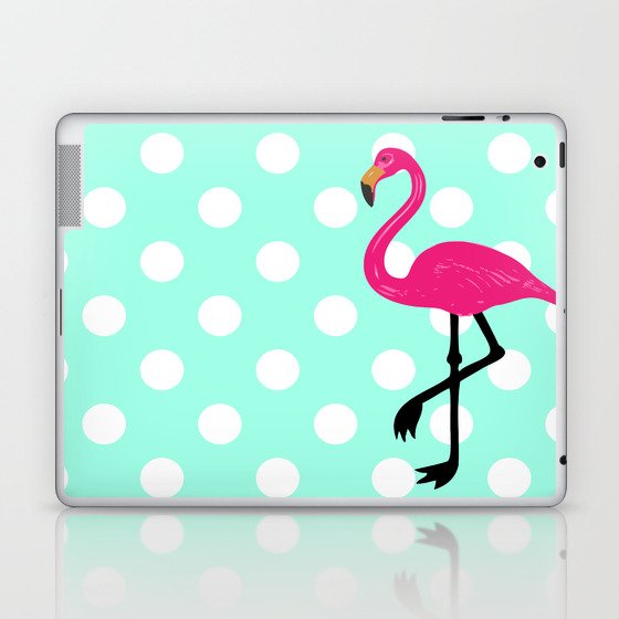 Dotty the Flamingo Laptop & iPad Skin