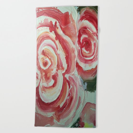 Roses For My Sister Beach Towel