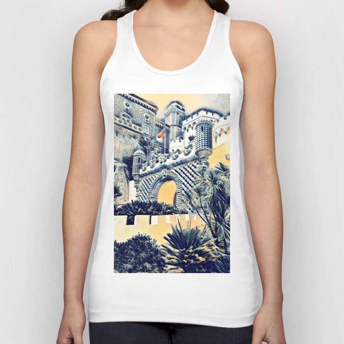 Exotic Palace of Pena garden in japanese style Tank Top