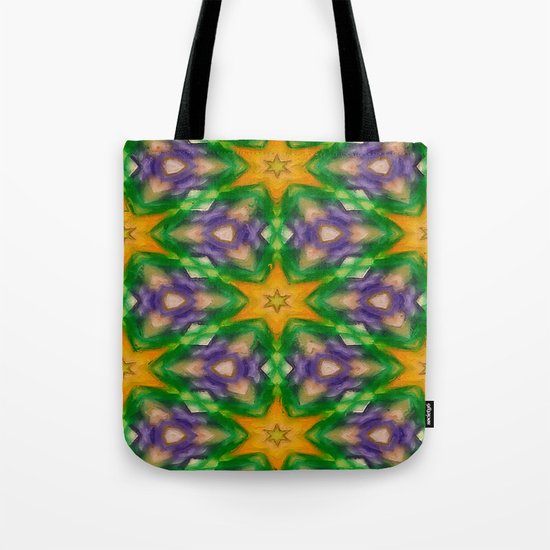 Mardi Gras stars #4509 Tote Bag