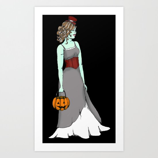 Halloween Treats Art Print