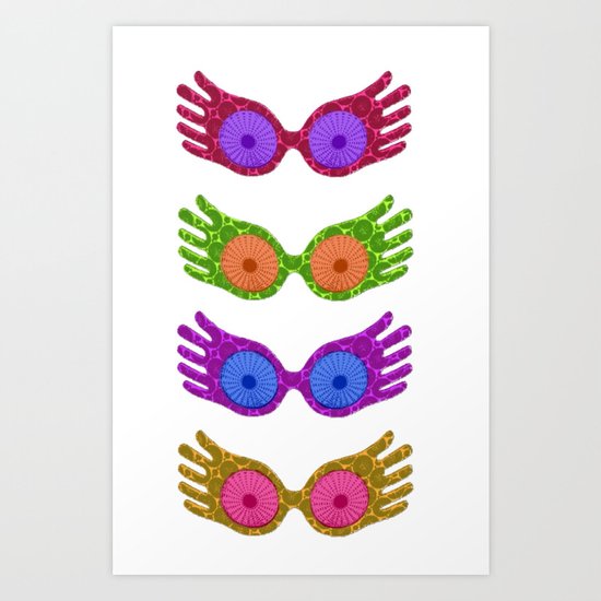 Luna's Spectrespecs Art Print