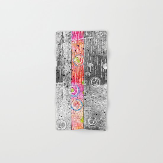 pink stripe Hand & Bath Towel