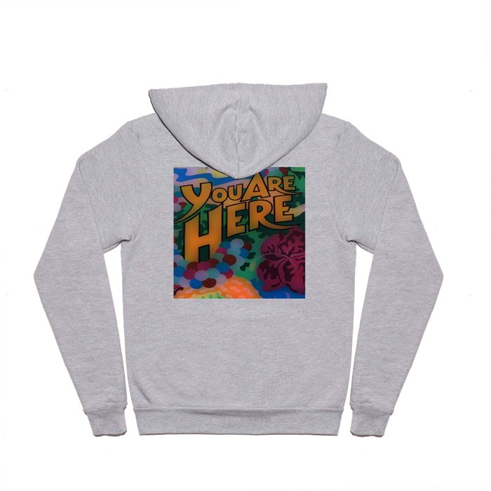 Colorful Reminder Painted Letters Hoody
