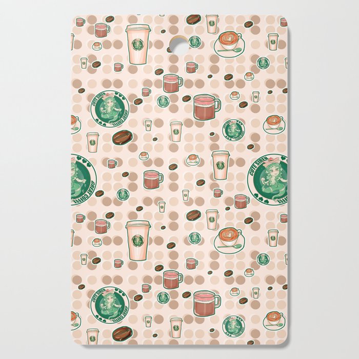 Coffee Run Cutting Board