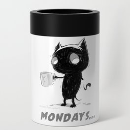 Undead Vampire Zombie Goth Cat Can Cooler