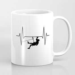 Rock Climbing Heartbeat Coffee Mug
