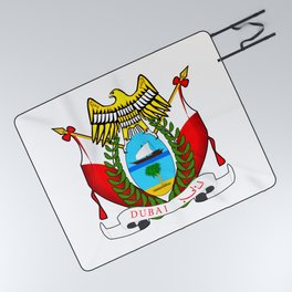 Coat of Arms of Dubai  Picnic Blanket