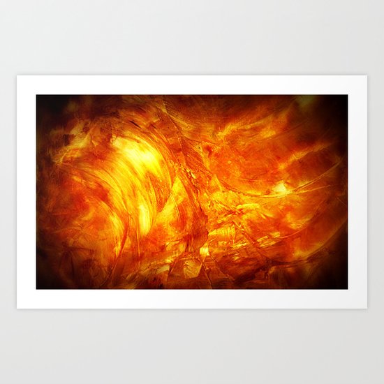 Surface Of The Sun - Leo - Science - Hipster - Hot Art Print