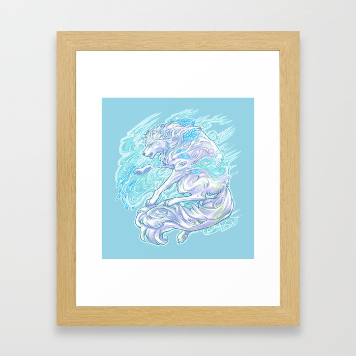 Frost Bite Framed Art Print