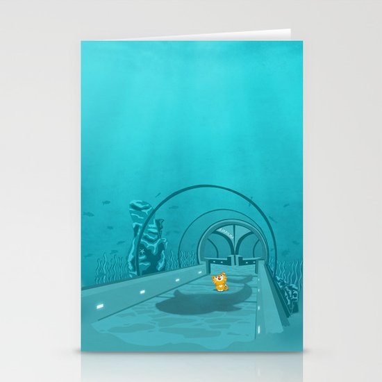 Gluttony - When the eye is bigger than the belly Stationery Cards
