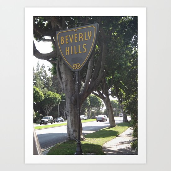 90210 Art Print