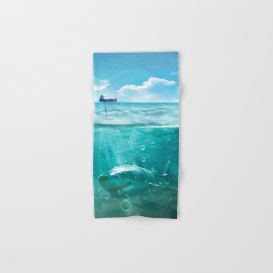 Blue Hand & Bath Towel