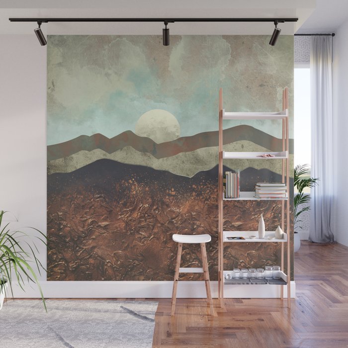Copper Ground Wall Mural