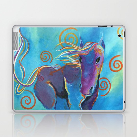 Purple Horse Laptop & iPad Skin