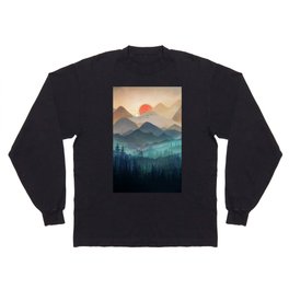 Wilderness Becomes Alive at Night Long Sleeve T-shirt