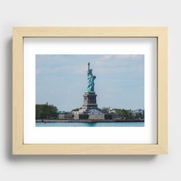 The Statue of Liberty in New York City Recessed Framed Print
