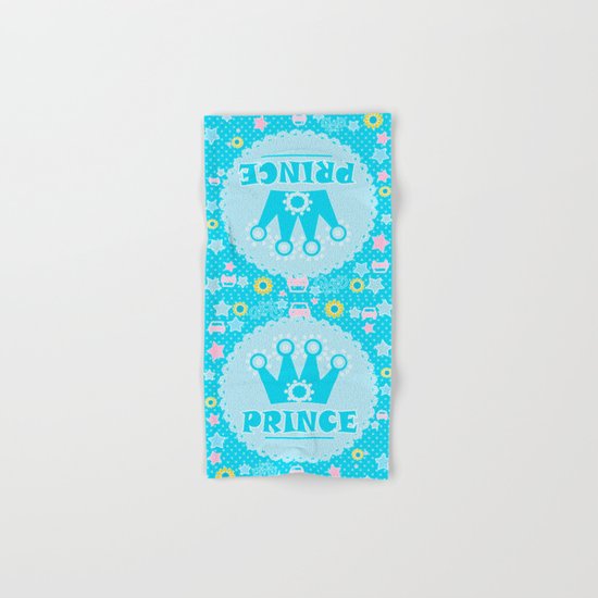 For the little Prince . From the series "Gifts for kids" . Hand & Bath Towel