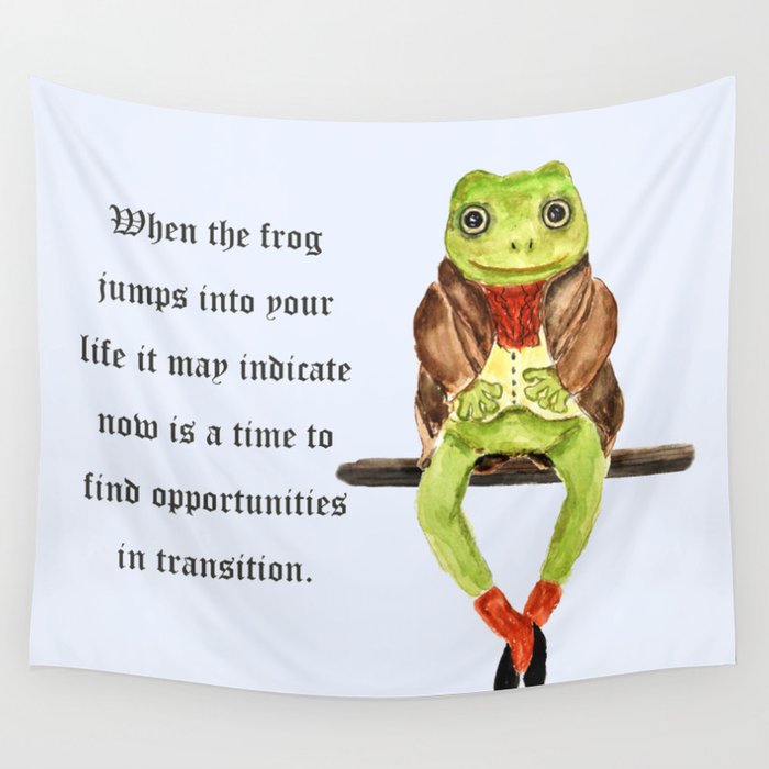 Frog tapestry sales