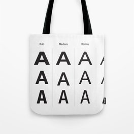 Helvetica Neue Tote Bag