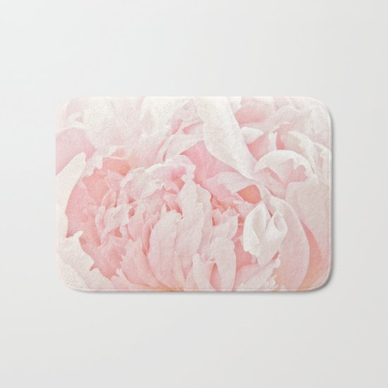 Peony Heart Bath Mat