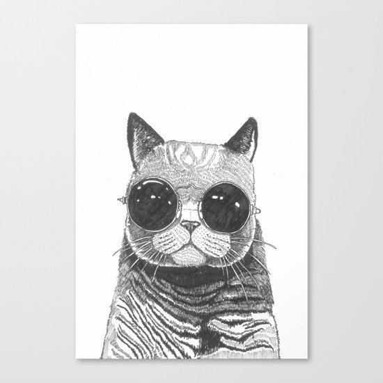 cool cat Canvas Print