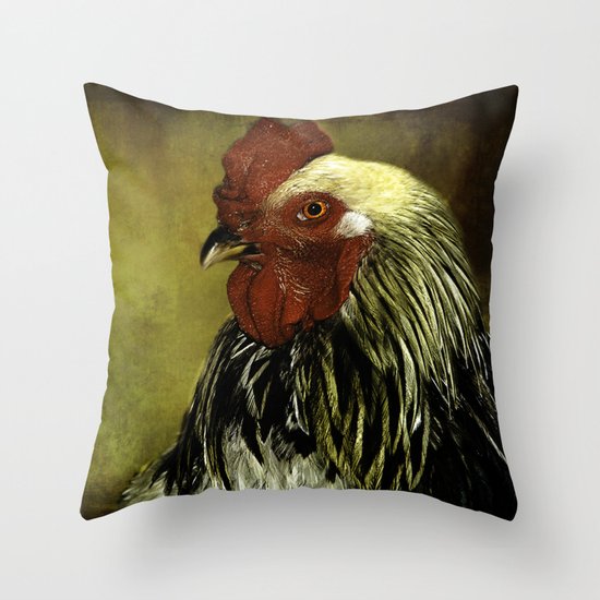 Rooster Throw Pillow