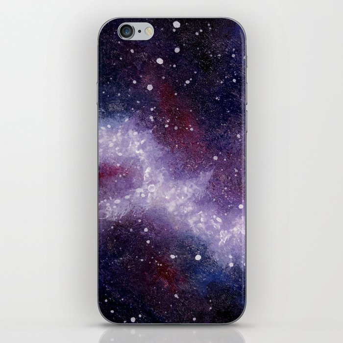 Abstract Galaxy Painting by Nicole Labonte iPhone Skin