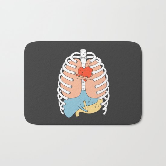 Hugs Keep Us Alive 2 Bath Mat