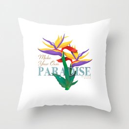 Bird of Paradise - Make Your Own Paradise Throw Pillow