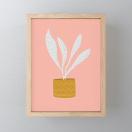 Spotty plant Framed Mini Art Print