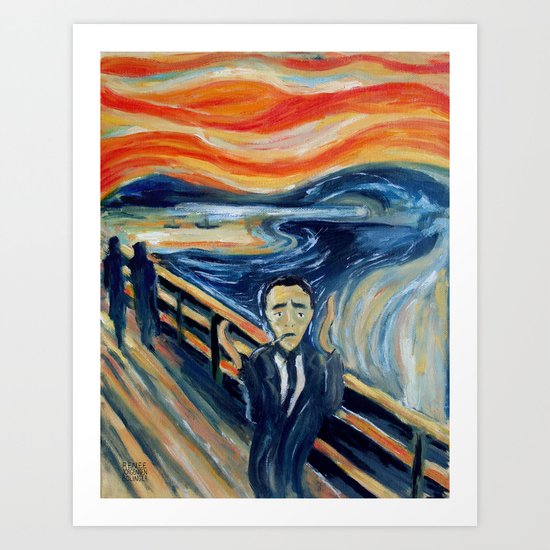 Albert Camus Art Print