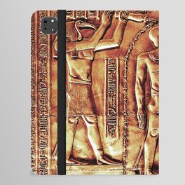 Egyptian Thoth Horus Hieroglyph Pyramid iPad Folio Case