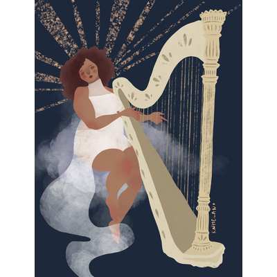 The Harpist by Kaley Whelan