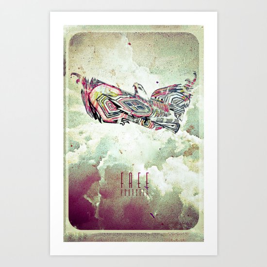 Free Yourself Eagle Art Print