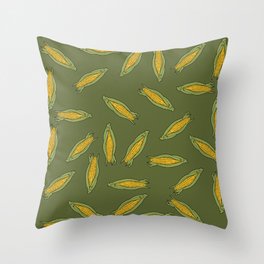 Corn pattern Throw Pillow