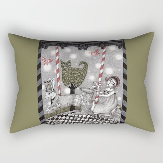 A is for Alice Rectangular Pillow