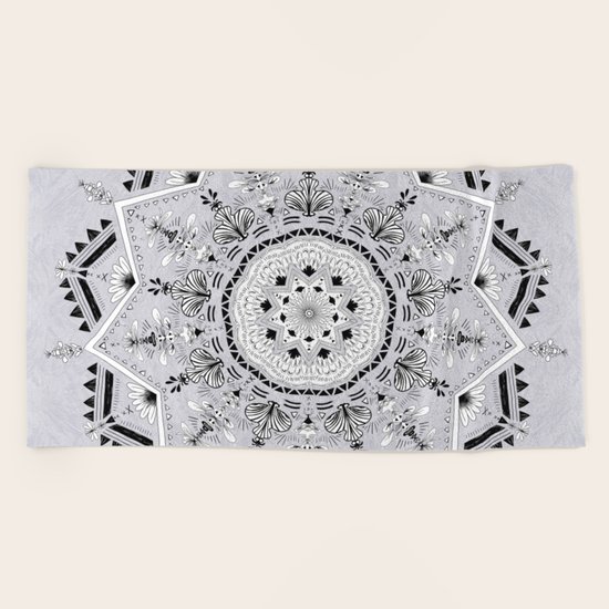 Star Mandala Beach Towel