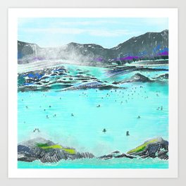 Blue Lagoon Art Print
