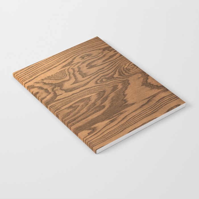 Wood, heavily grained wood grain Notebook