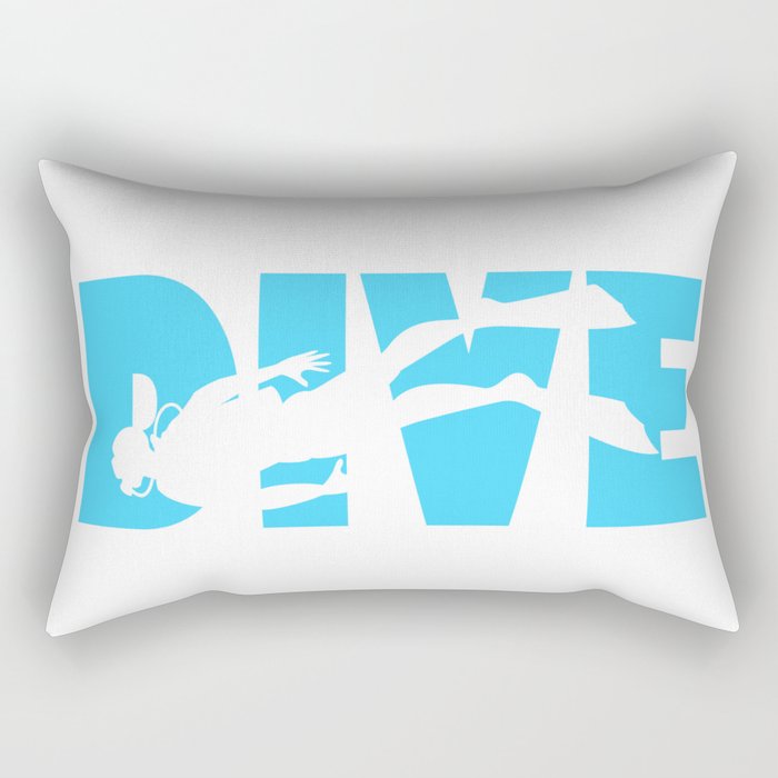 Scuba Diving Rectangular Pillow