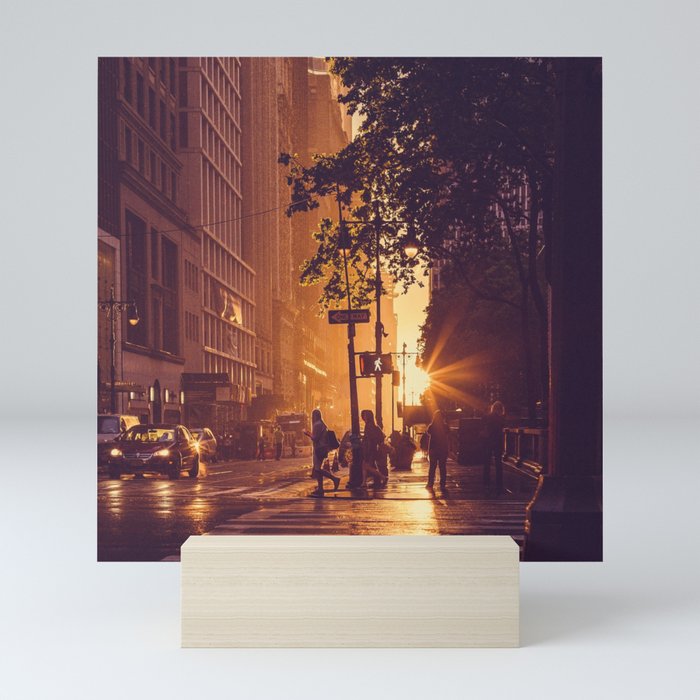 Sunshine on a Rainy Day - Manhattan - New York - Travel photography Mini Art Print