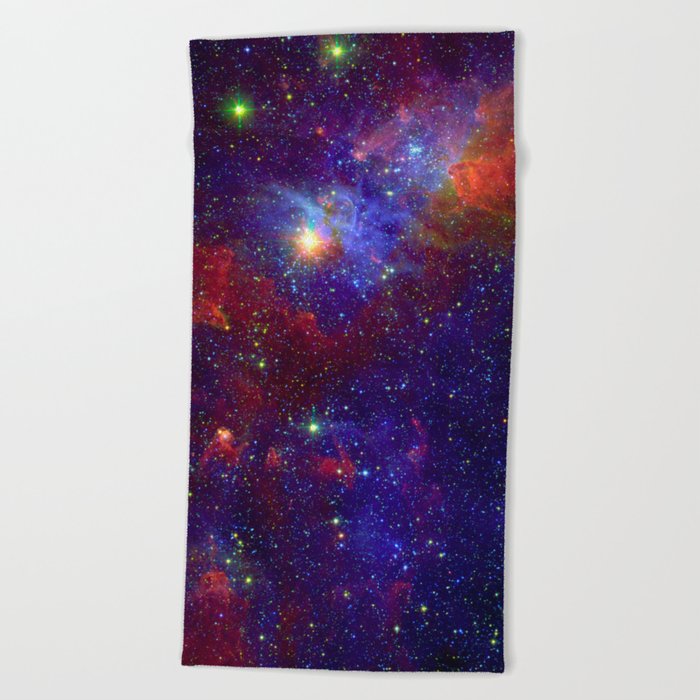 Deep universe Beach Towel