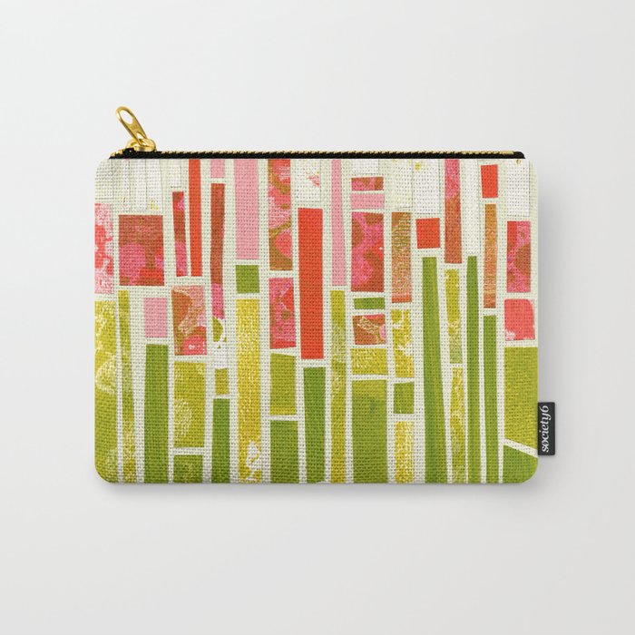 A field of red summer flowers Carry-All Pouch