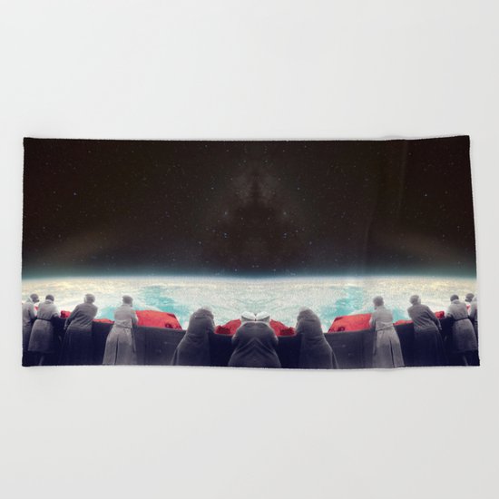 They Are Waiting For Us Beach Towel