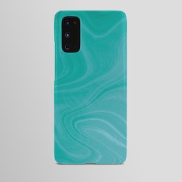 Aqua Swirl Marble Android Case