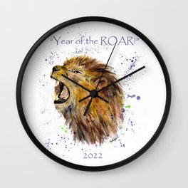 Year of the Roar!  Wall Clock