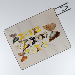 Lepidoptera (collage) Picnic Blanket