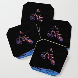 AIR TIME - Motocross Sports Art Coaster