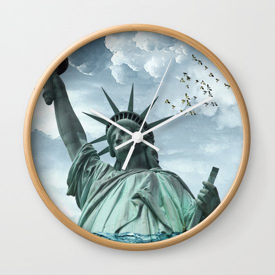 the water line Wall Clock